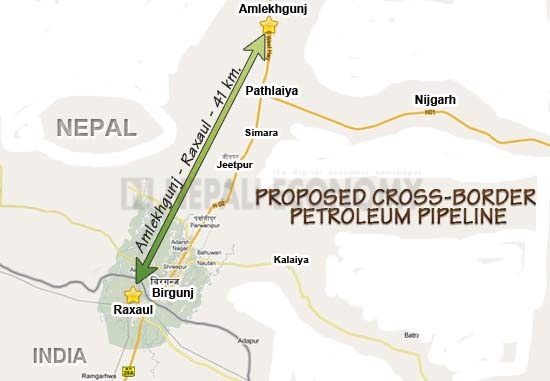 Nepal, India start petroleum pipeline talks
